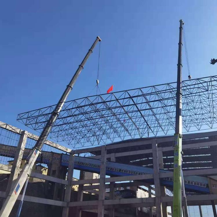 煤厂封闭网架羽毛球馆网架价格网架加工