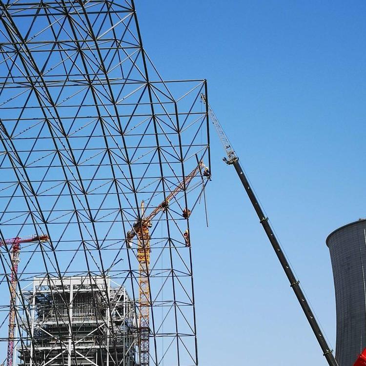 厂家供应张家口大跨度桁架网架加工厂大平板网架生产厂家安装