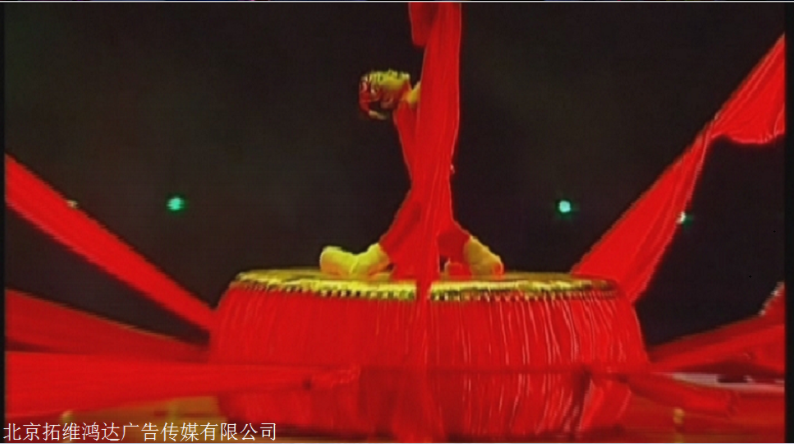 传统中国鼓表演开场节目鼓舞