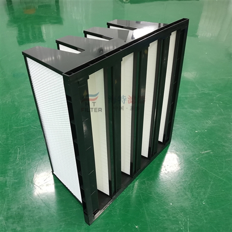 海特滤器 287*592*292W型高效过滤器 密褶式高效空气过滤器 批量生产