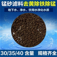 水处理锰砂价钱 颗粒状天然锰砂滤料厂家 荣茂