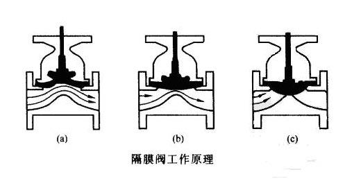 隔膜阀结构图动画演示图片