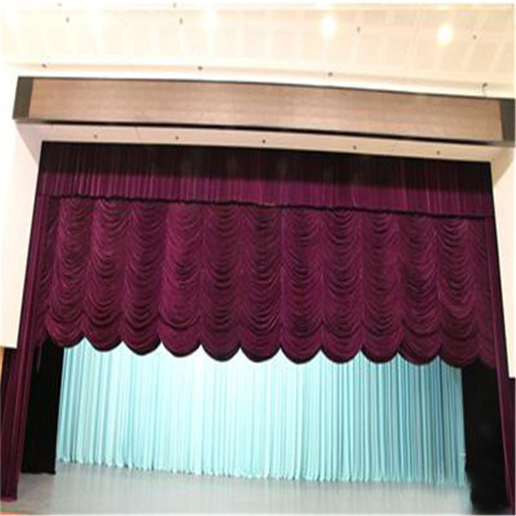 北京定做电动会标舞台幕布背景幕布侧幕檐幕