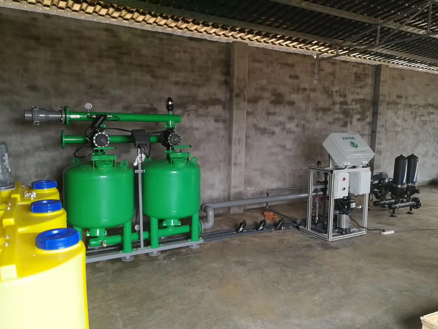 砂石过滤器 自动反冲洗过滤器 农业灌溉砂石过滤器