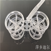 塑料PVC鲍尔环填料 材质还有四氟 PP PVDF等