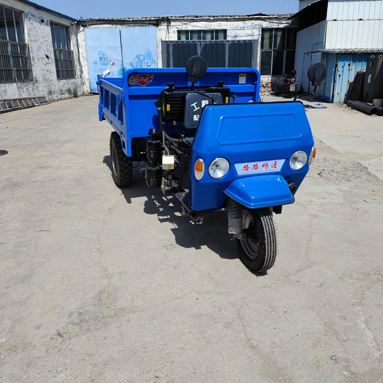 农用拉货用三轮车工程自卸运输车大马力三轮车