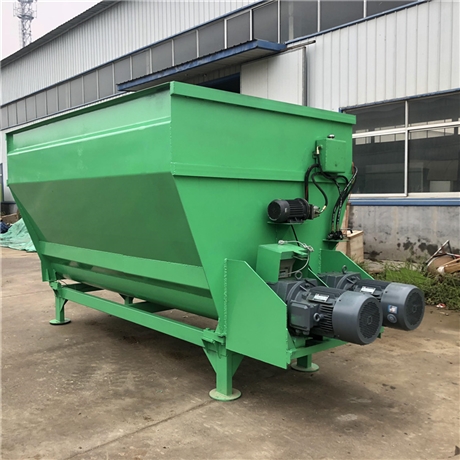 单轴tmr搅拌机养牛饲料混合拌草机自动称重草料混合机浩发