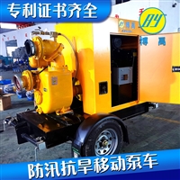 市政应急抢险泵车 拖挂式移动泵车 8米柴油水泵自吸泵 博禹