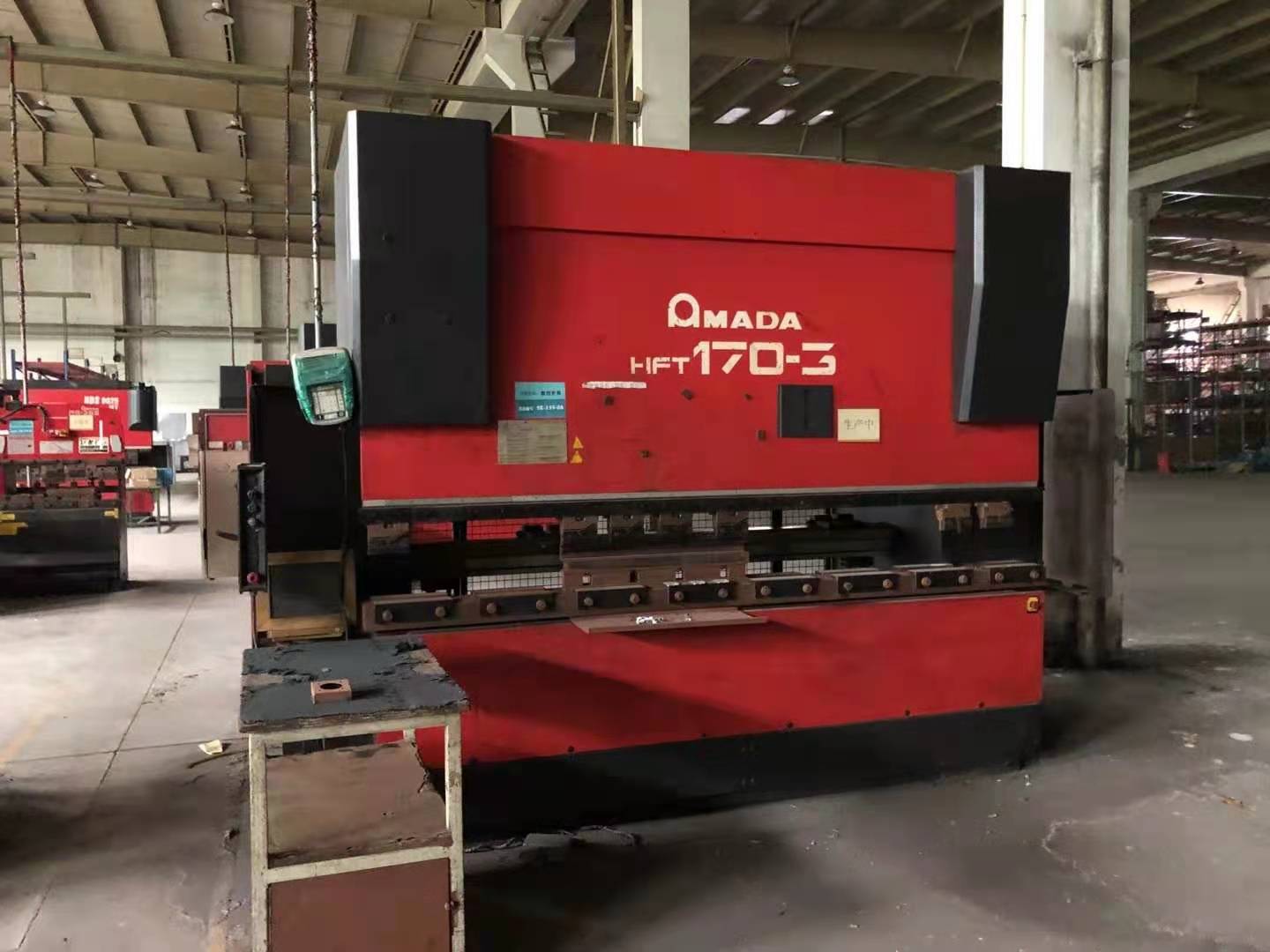 机械厂急售二手日本天田170数控折弯机二手折弯机