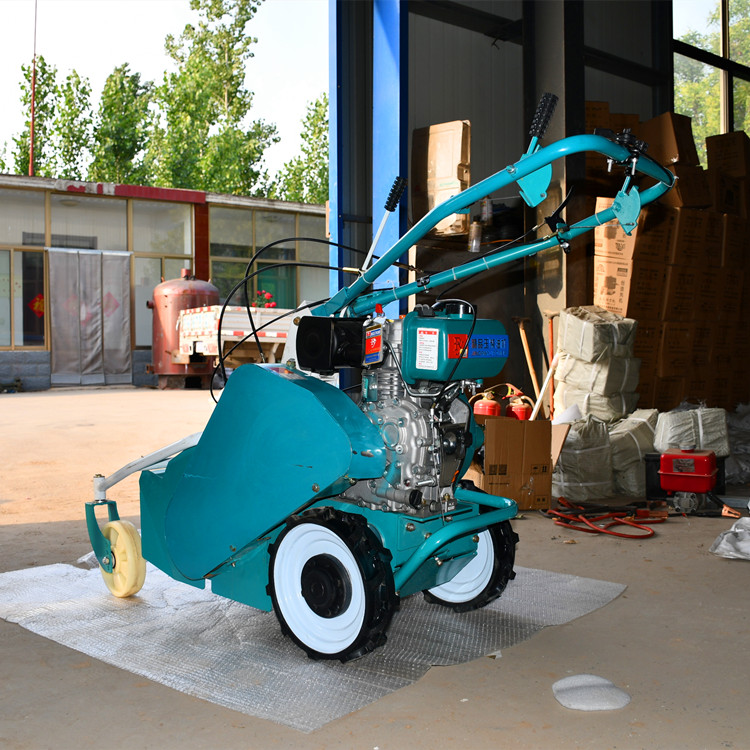 自走式农田割草机 干鲜两用碎草机 金禾牌汽油手推灭茬机