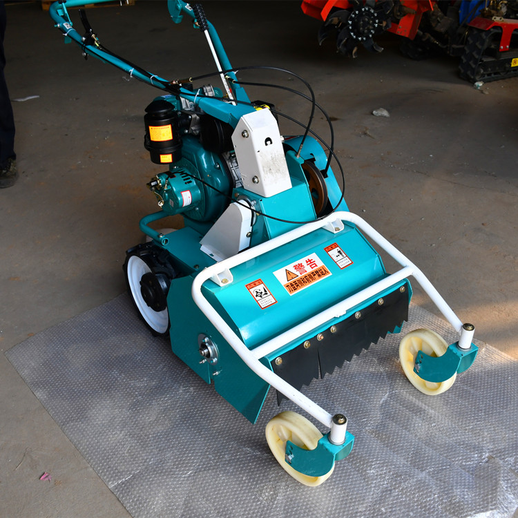 柴油动力手推碎草机双离合果园除草机小型无级变速灭草还田机