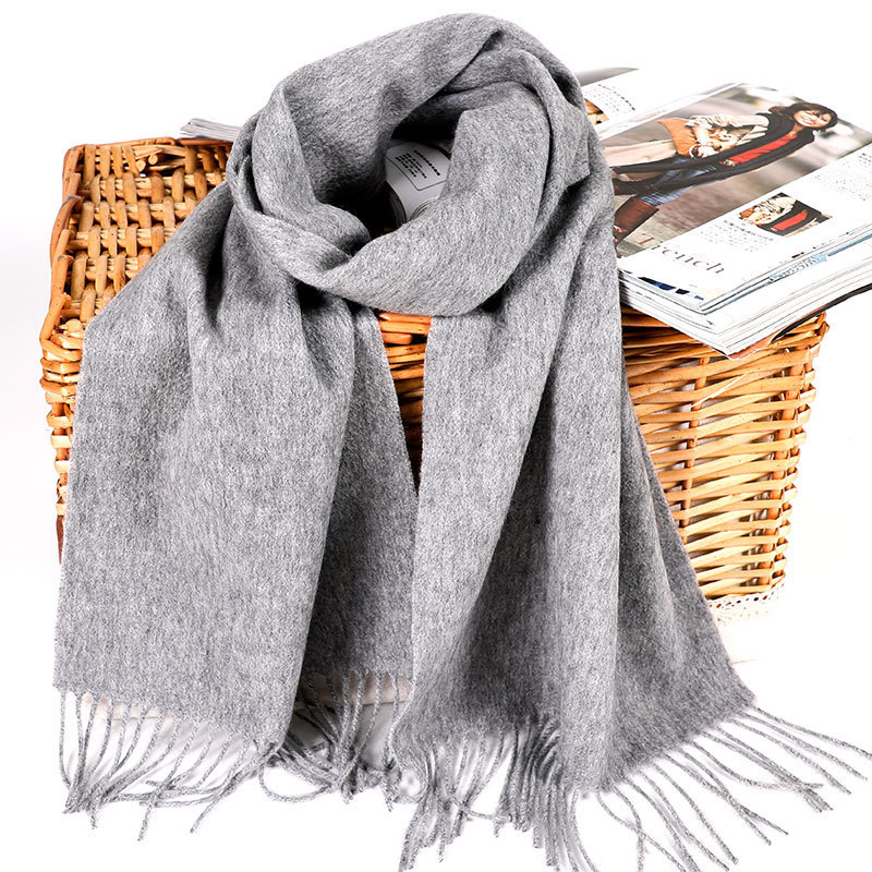 羊毛长围巾 外贸出口冬款女士围巾披肩