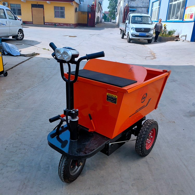 电动拉灰车厂家供应电动三轮灰斗车自强农牧翻斗车