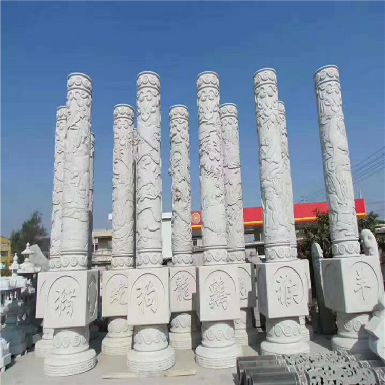 大型石龙柱文化石龙柱石龙柱山东直供