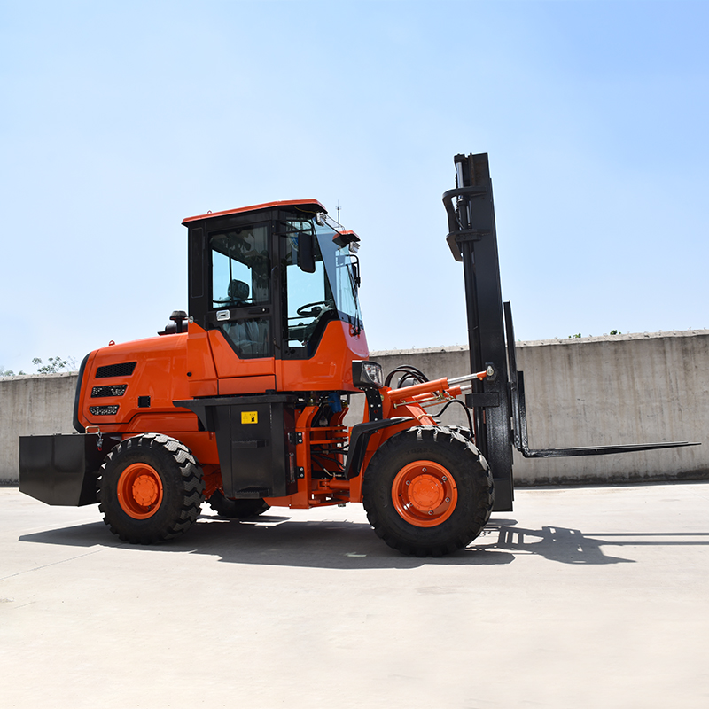 越野叉车 多功能四驱越野叉车 铰接式一体式越野叉车 4吨内燃柴油叉车