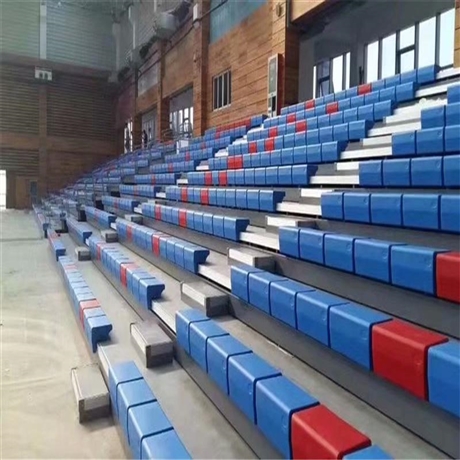 升降折叠看台  室内条凳伸缩看台