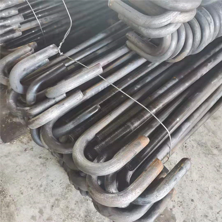 m14锚板形地脚螺栓l字型现场焊接加工