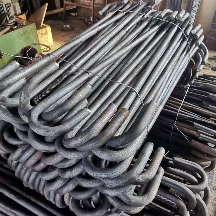 m14锚板形地脚螺栓l字型现场焊接加工