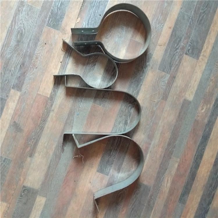 海晨供应 水管抱箍 镀锌抱箍型号 桥梁抱箍 桥梁泄水管抱箍厂家