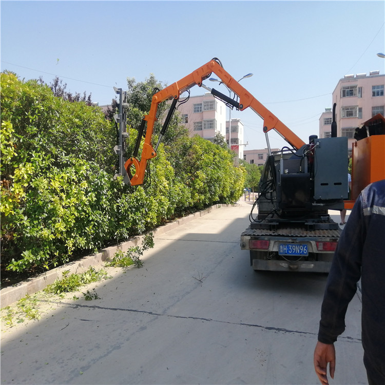 车载绿篱修剪机视频 尚工绿篱机