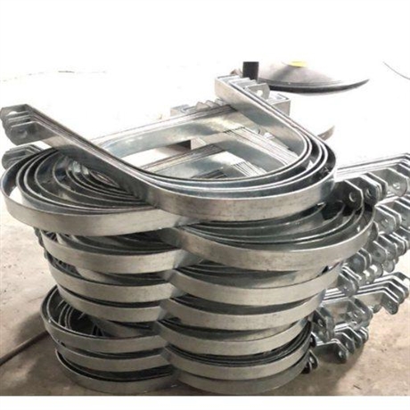 海晨供应 水管抱箍 镀锌抱箍型号 管道抱箍 泄水管抱箍规格