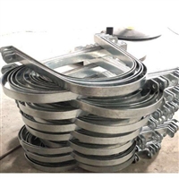 海晨供应 水管抱箍 镀锌抱箍型号 管道抱箍 泄水管抱箍规格