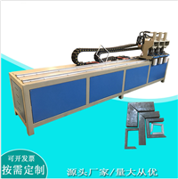 振凯机械铝合金方管切角机 不锈钢冲45度一次折弯90度方框