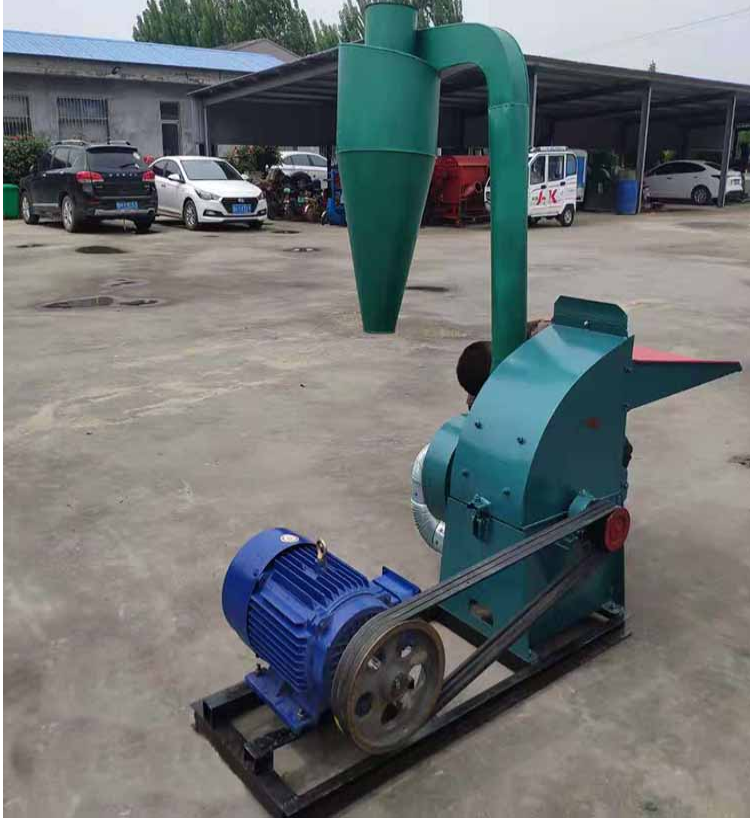 内蒙古牧草粉碎打糠机秸秆饲草自动粉碎机