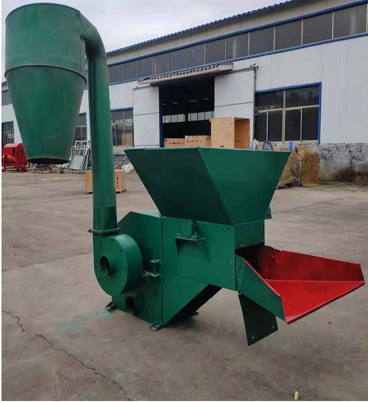 粮食秸秆快速打糠机自动进料粉碎机