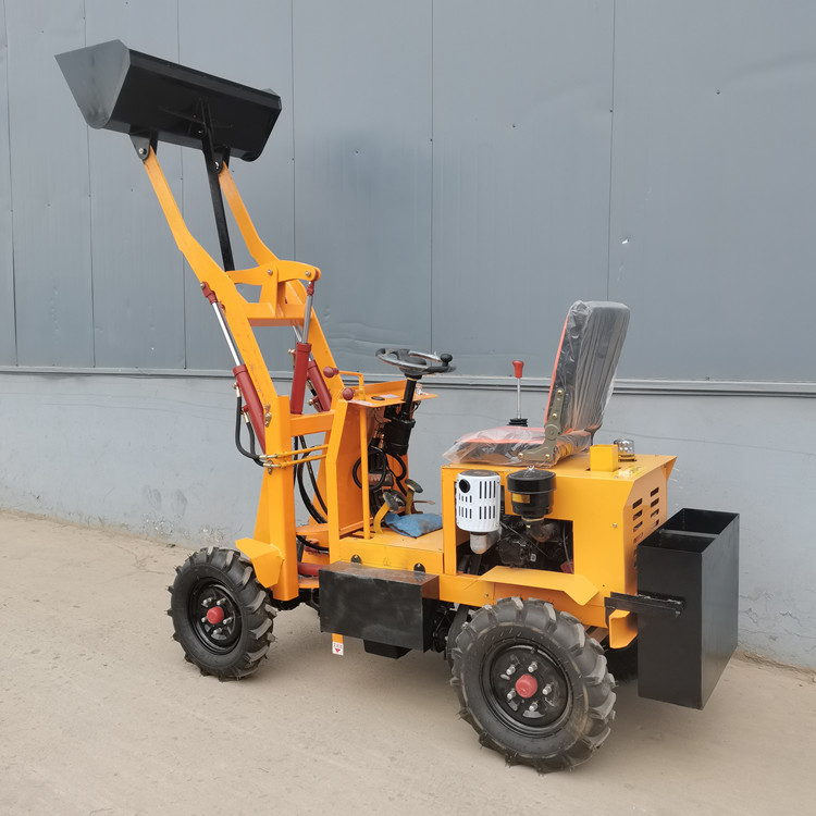 农场工地四驱柴油小铲车小型装载机价格小型农用装载机