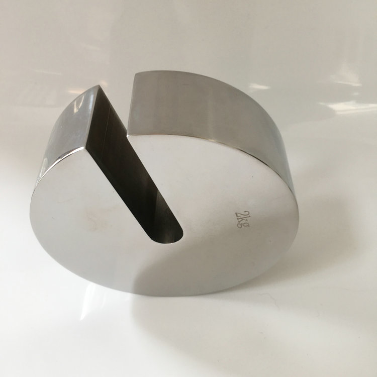 m1级增坨砝码订做c型开口砝码10kg不锈钢砝码