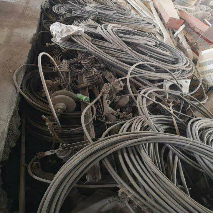 深圳岗厦废铜电线回收价格 电线电缆回收厂家 电线杆回收