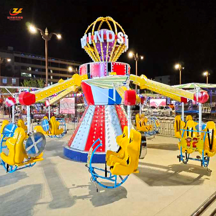 晋城风筝滑翔游乐设备空中登月飞车旋转风筝飞行游乐设施