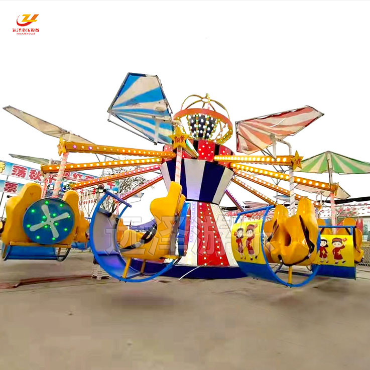 晋城风筝滑翔游乐设备空中登月飞车旋转风筝飞行游乐设施