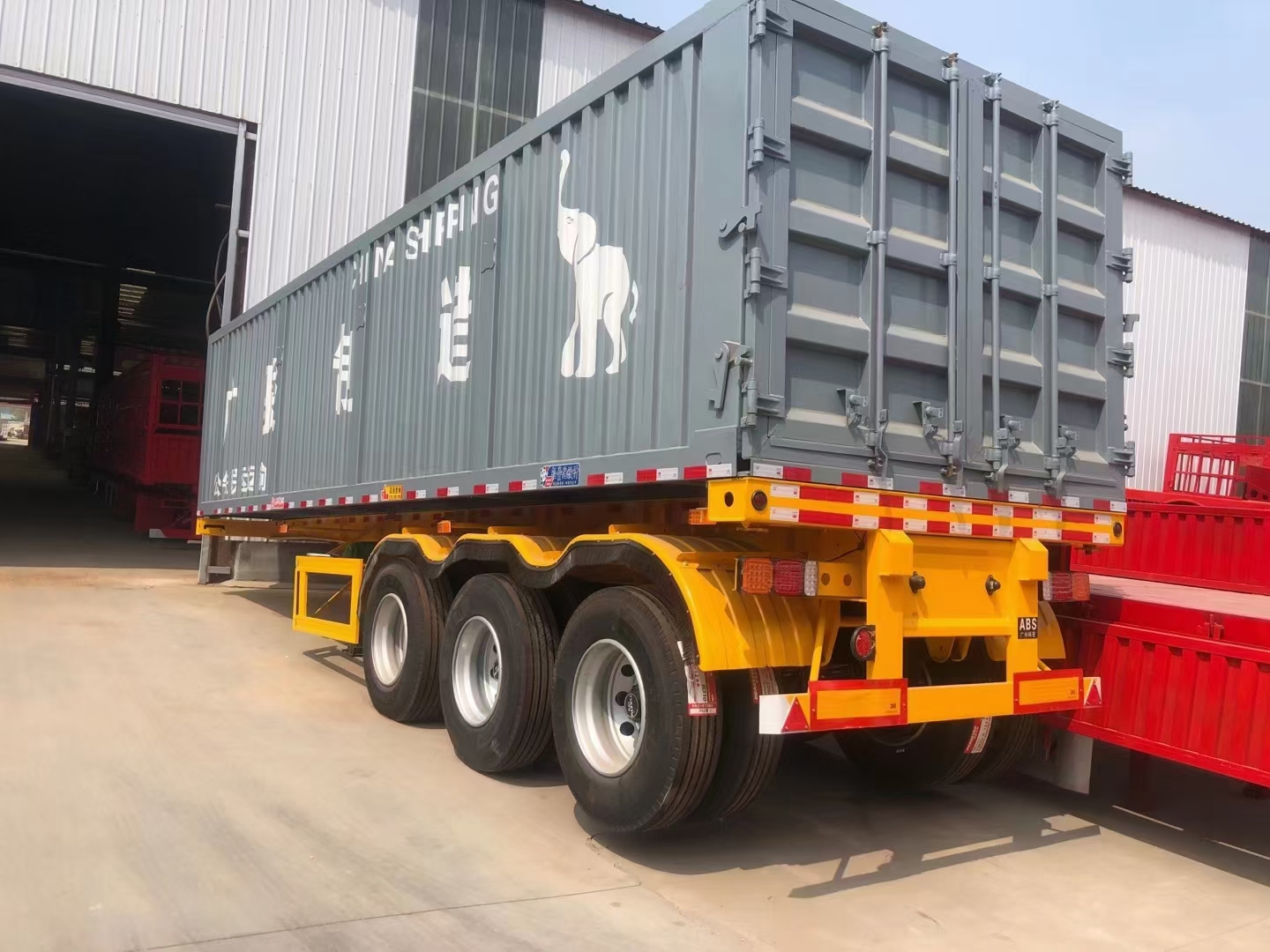 骨架半挂车20英尺集装箱半挂车40英尺集装箱挂车