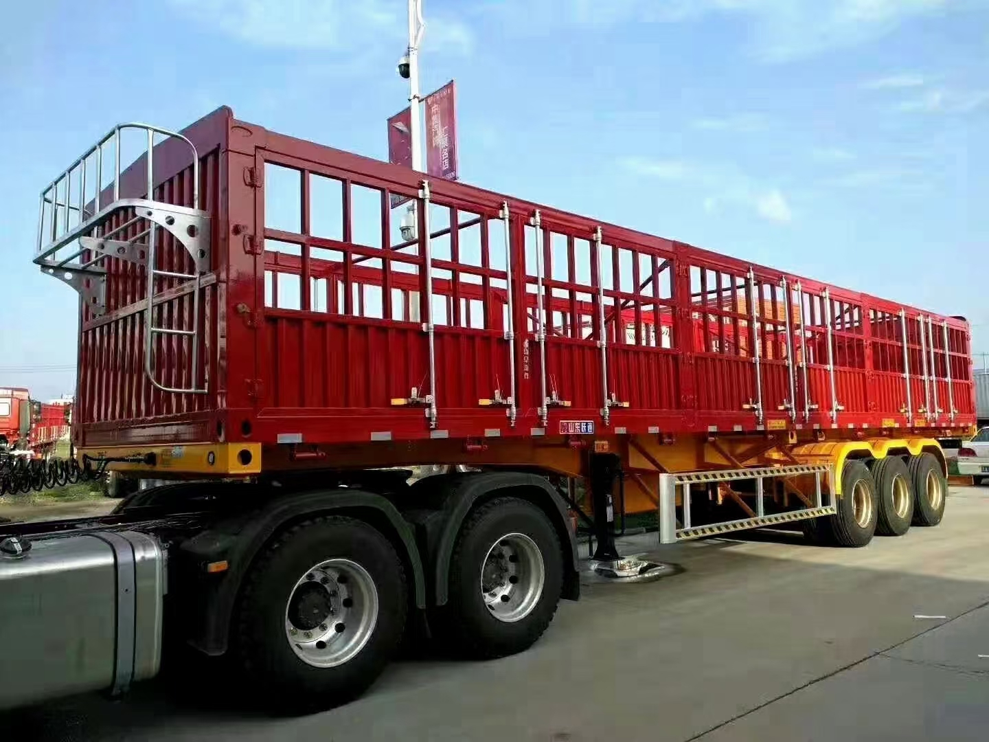 12米花篮半挂自卸车13米花篮半挂自卸车花篮侧翻自卸车厂家