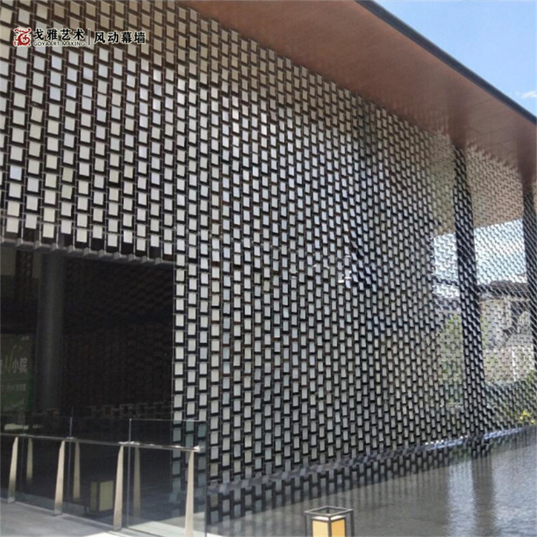 宁夏吴忠平铺风动幕墙 风动墙幕墙
