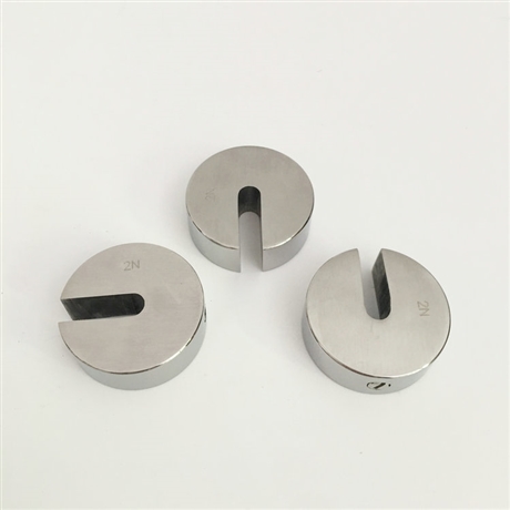 订做20公斤开u形槽砝码20kg圆饼形开口砝码