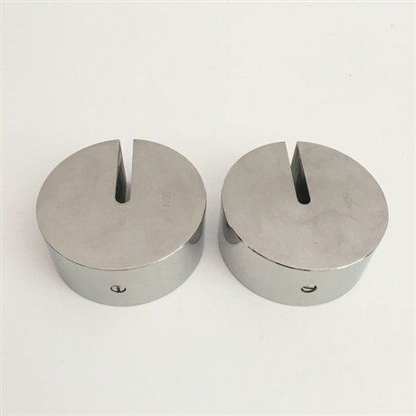 圆形开口砝码上海50n增坨砝码秤砣形状砝码订做