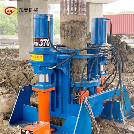 拔管机子拔护筒桩机夹出pc工法钢管机