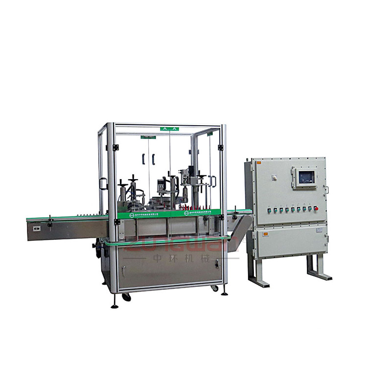 全自动卸妆油灌装旋盖机，液体灌装机生产厂家，便宜陕西旋盖机