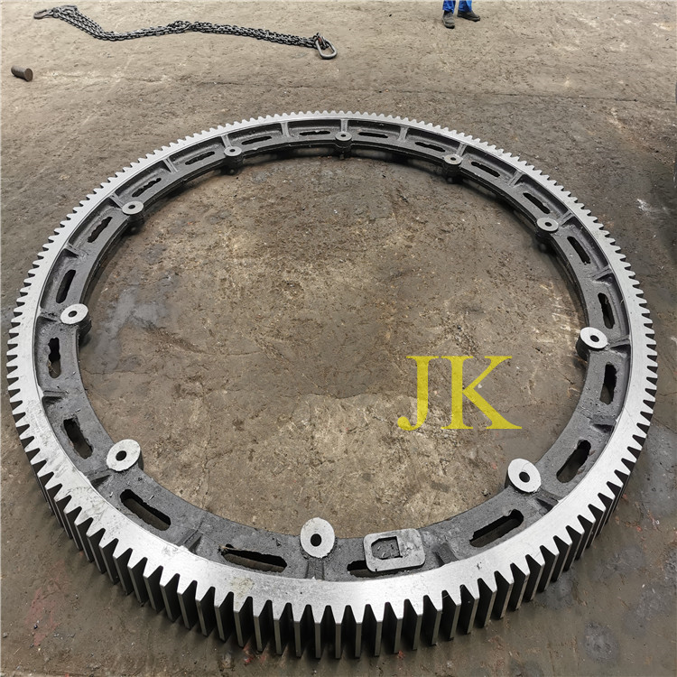 烘干机大齿轮与小齿轮顶齿进应当如何处理