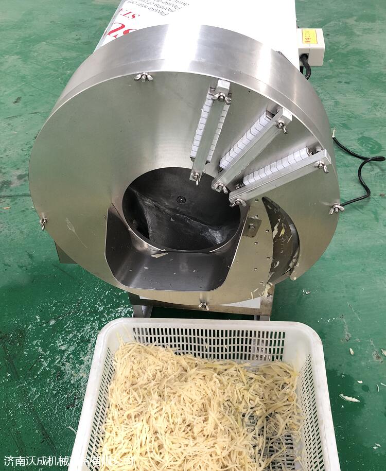 山东沃成牌莴笋切丝机切长丝机胡萝卜切丝机切笋丝机厂家直供