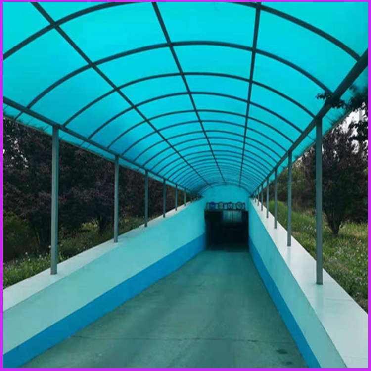 石河子聚酯pc阳光板 14mm三层阳光板 商场采光顶棚pc阳光板