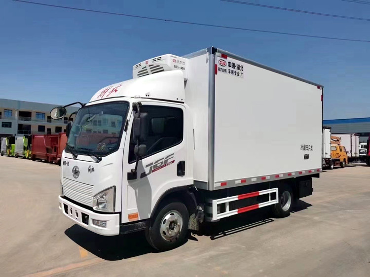国六解放j6f冷藏车,冷饮运输车 车况好冷冻食品运输车