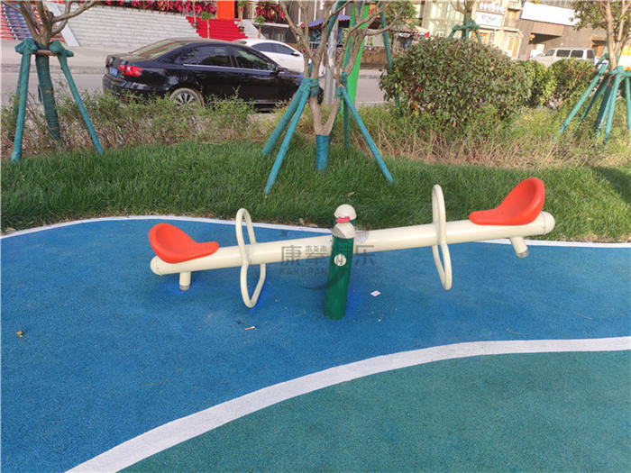 西安小区儿童双人跷跷板厂家批发