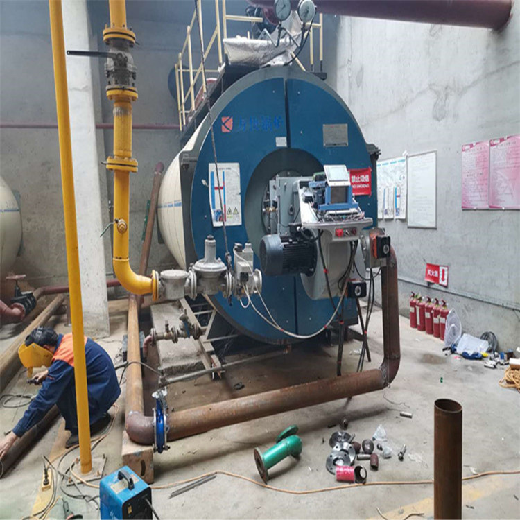 导热油燃气锅炉低氮燃烧机安装调试现场燃烧机低氮改造工程案例