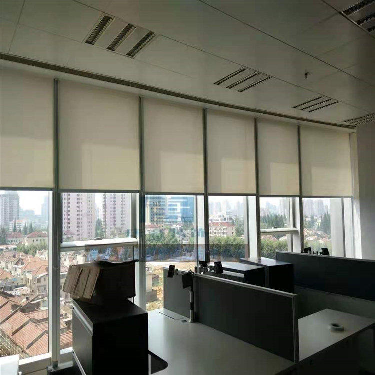 办公室窗帘款式 办公室布艺窗帘 办公窗帘卷帘窗帘批发定做
