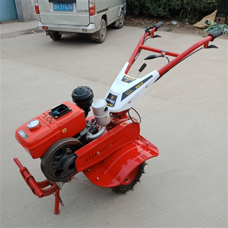 田园培土挖沟机电动小型微耕机农用大棚翻土耕地机