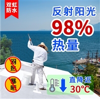 反辐射防水涂料隔热涂料 汽车厂房屋面降温防水